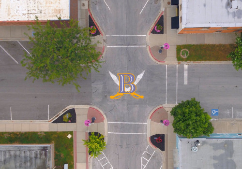 Are There Any Pedestrian Walkways or Sidewalks on Main Street in Belton, Missouri?